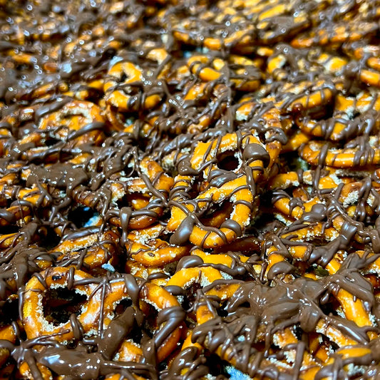 BOURBON CHOCOLATE PRETZELS